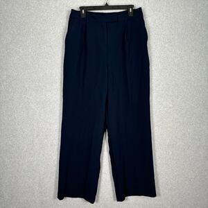 Joie Pants Womens Size 8 Navy Trouser Pleated Chino Academia Career Church Dress